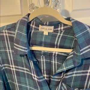 Cloth & Stone Plaid Shirt